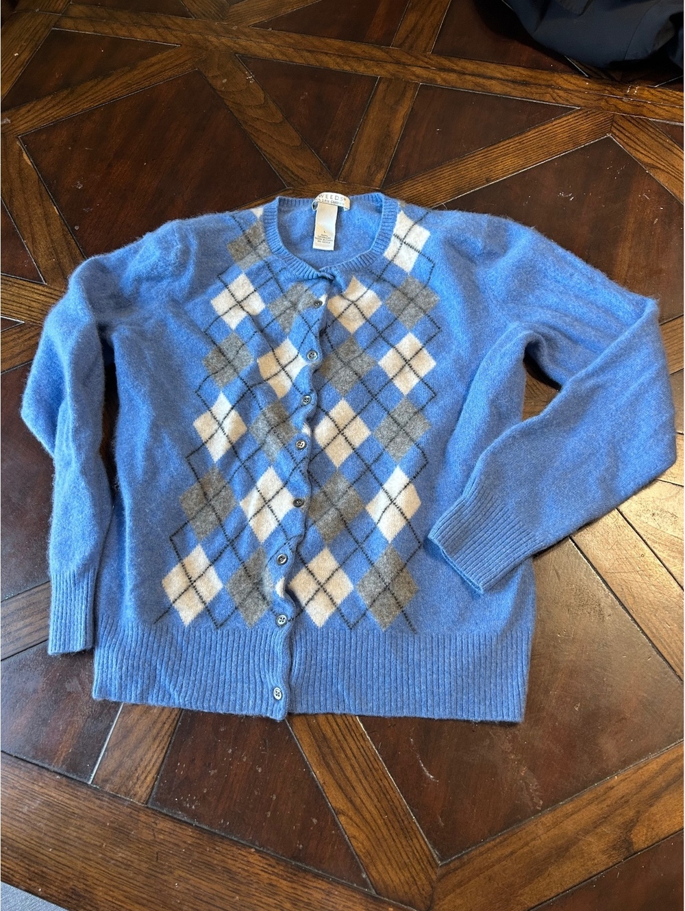 Vintage Tweeds 100% cashmere women’s large cardigan